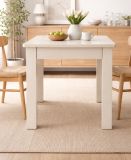 Esstisch Bergen in Samt K�chentisch mit Schubkasten 80 x 80 cm