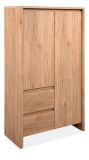 Highboard Luzern in Hickory Walnuss 86 x 140 cm