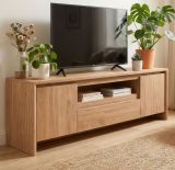 TV-Lowboard Luzern in Hickory Walnuss 164 x 59 cm