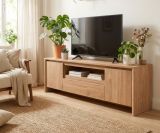 TV-Lowboard Luzern in Hickory Walnuss 164 x 59 cm