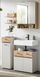 Badezimmer Regal Set Matteo in Evoke Eiche 32 cm