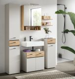 Badezimmer Regal Set Matteo in Evoke Eiche 32 cm