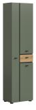 Badezimmer Hochschrank Matteo in gr�n und Evoke Eiche 51 x 191 cm
