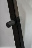 Wohnwand Charm in Kaschmir und Marmor wei�, Schrankwand 240 cm mit Beleuchtung, Push-To-Open