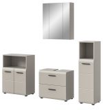 Badm�bel Set 4-teilig Cover in Kaschmir Badkombination 180 x 185 cm