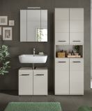 Badm�bel Set 3-teilig Cover in Kaschmir 135 x 185 cm, mit 4-t�rigem Hochschrank