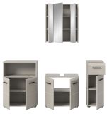 Badm�bel Set 4-teilig Cover in Kaschmir Badkombination 180 x 185 cm