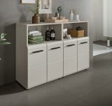 Badezimmer Kommode Set Cover in Kaschmir 2x Badkommode 120 x 80 cm