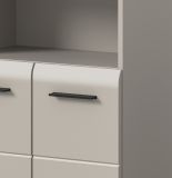 Badezimmer Kommode Set Cover in Kaschmir 2x Badkommode 120 x 80 cm