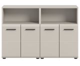 Badezimmer Kommode Set Cover in Kaschmir 2x Badkommode 120 x 80 cm