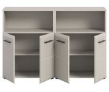 Badezimmer Kommode Set Cover in Kaschmir 2x Badkommode 120 x 80 cm