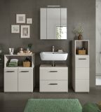 Badm�bel Set 2-teilig Cover in Kaschmir Badkombination auf Rollen 60 x 185 cm