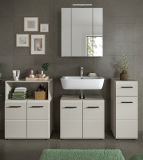 Badm�bel Set 2-teilig Cover in Kaschmir Badkombination auf Rollen 60 x 185 cm