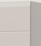 Badezimmer Hochschrank Set Cover in Kaschmir 2x Mehrzweckschrank 180 x 185 cm