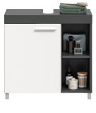 Waschbeckenunterschrank Adam in grau und wei� 65 cm