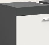 Waschbeckenunterschrank Adam in grau und wei� 65 cm