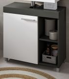 Waschbeckenunterschrank Adam in grau und wei� 65 cm