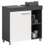 Waschbeckenunterschrank Adam in grau und wei� 65 cm