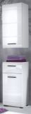 Badezimmer Unterschrank Skin in wei Hochglanz Badschrank (30 x 79 cm)