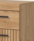 Badezimmer Kommode Shawn in Artisan Eiche Badschrank 37 x 88 cm