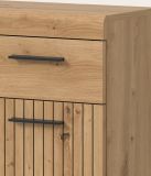 Badezimmer Kommode Shawn in Artisan Eiche Badschrank 74 x 88 cm
