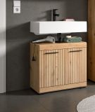 Waschbeckenunterschrank Shawn in Artisan Eiche Badezimmer Unterschrank 60 cm