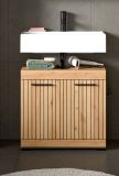 Waschbeckenunterschrank Shawn in Artisan Eiche Badezimmer Unterschrank 60 cm