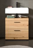 Waschbeckenunterschrank Shawn in Artisan Eiche Badezimmer Unterschrank 60 cm