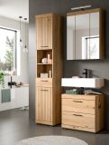 Waschbeckenunterschrank Shawn in Artisan Eiche Badezimmer Unterschrank 60 cm