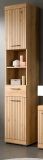 Badezimmer Hochschrank Shawn in Artisan Eiche Badschrank 37 x 191 cm