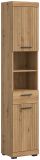 Badezimmer Hochschrank Shawn in Artisan Eiche Badschrank 37 x 191 cm