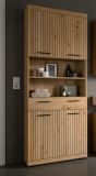 Badezimmer Hochschrank Shawn in Artisan Eiche Badschrank 74 x 191 cm
