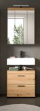 Badezimmer Spiegelschrank Shawn in Artisan Eiche Badschrank 3-t�rig 60 x 79 cm