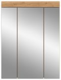 Badezimmer Spiegelschrank Shawn in Artisan Eiche Badschrank 3-t�rig 60 x 79 cm