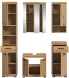 Badm�bel Set 5-teilig Shawn in Artisan Eiche Badkombination 164 x 191 cm