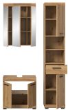 Badm�bel Set 3-teilig Shawn in Artisan Eiche Badkombination 112 x 191 cm