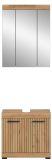 Badm�bel Set 2-teilig Shawn in Artisan Eiche Badkombination 60 x 191 cm