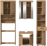 Badm�bel Set 4-teilig Shawn in Artisan Eiche Badkombination 190 x 191 cm