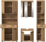 Badm�bel Set 4-teilig Shawn in Artisan Eiche Badkombination 200 x 191 cm
