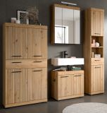Badm�bel Set 4-teilig Shawn in Artisan Eiche Badkombination 200 x 191 cm