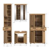 Badm�bel Set 4-teilig Shawn in Artisan Eiche Badkombination 200 x 191 cm