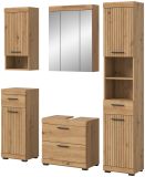 Badm�bel Set 5-teilig Shawn in Artisan Eiche Badkombination 164 x 191 cm