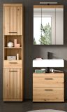Badm�bel Set 3-teilig Shawn in Artisan Eiche Badkombination 112 x 191 cm