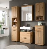 Badm�bel Set 3-teilig Shawn in Artisan Eiche Badkombination 112 x 191 cm