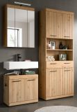 Badm�bel Set 3-teilig Shawn in Artisan Eiche Badkombination 149 x 191 cm