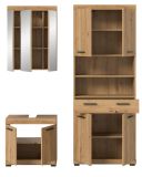 Badm�bel Set 3-teilig Shawn in Artisan Eiche Badkombination 149 x 191 cm