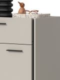 Schuhschrank Nevia in Kaschmir 75 x 106 cm, Soft-Close