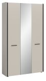 Flurschrank mit Spiegel Nevia in Kaschmir 107 x 190 cm, Soft-Close