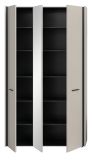 Flurschrank mit Spiegel Nevia in Kaschmir 107 x 190 cm, Soft-Close