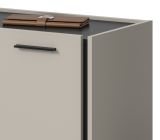 Garderobe Sitzbank Nevia in Kaschmir 75 x 43 cm, Soft-Close